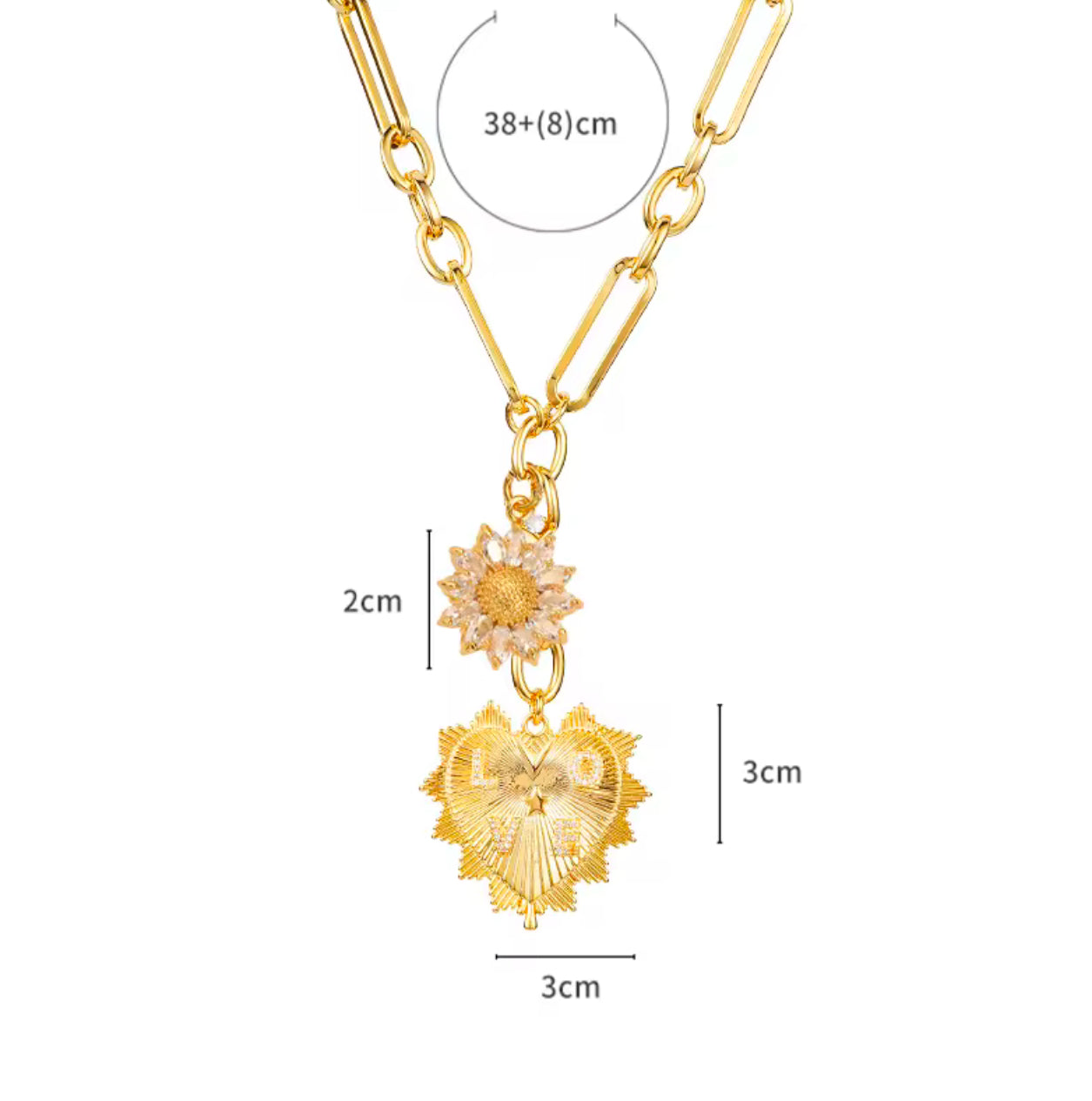Cara Chunky Necklace - Gold