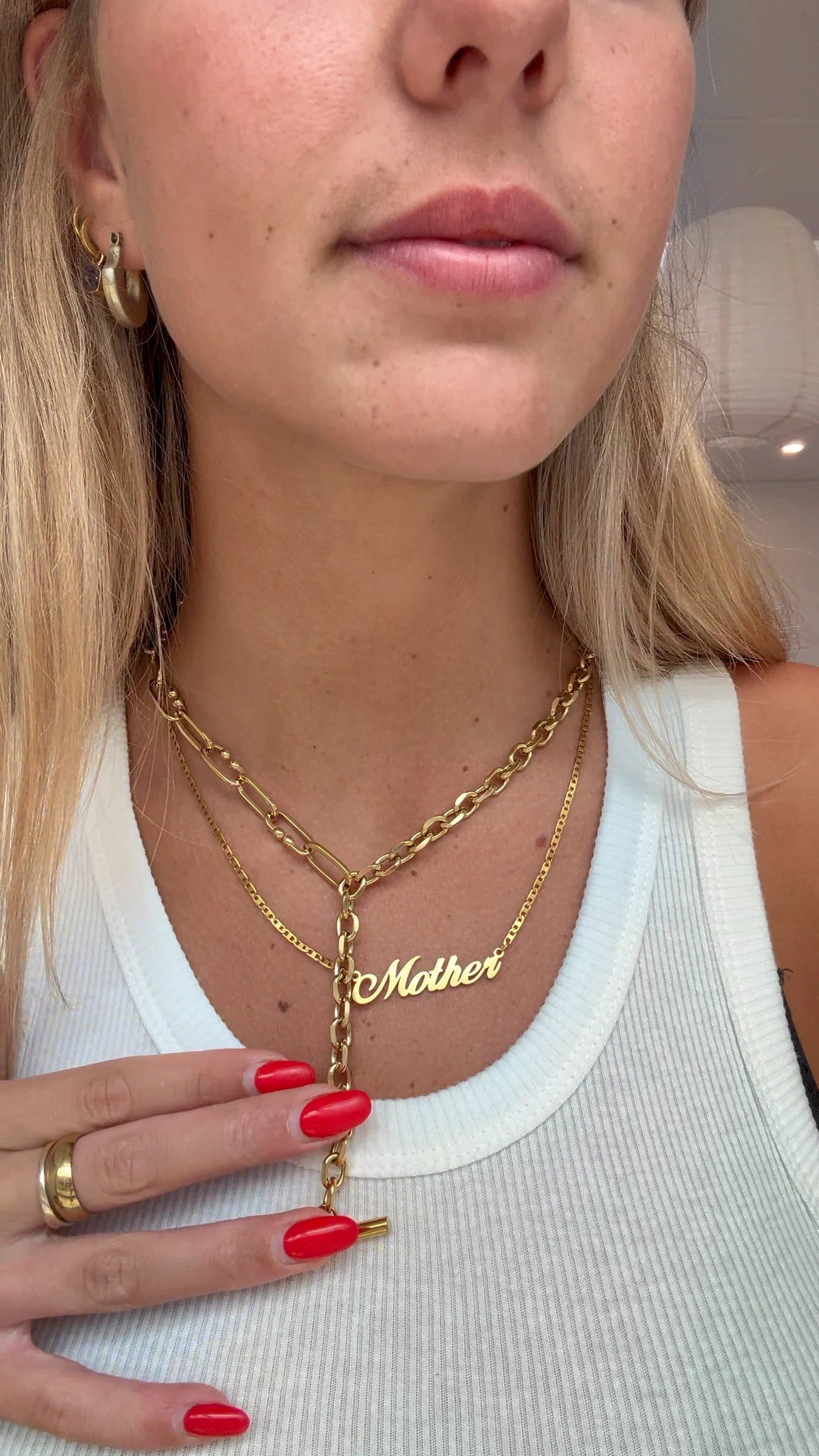 Mother Necklace - Gold
