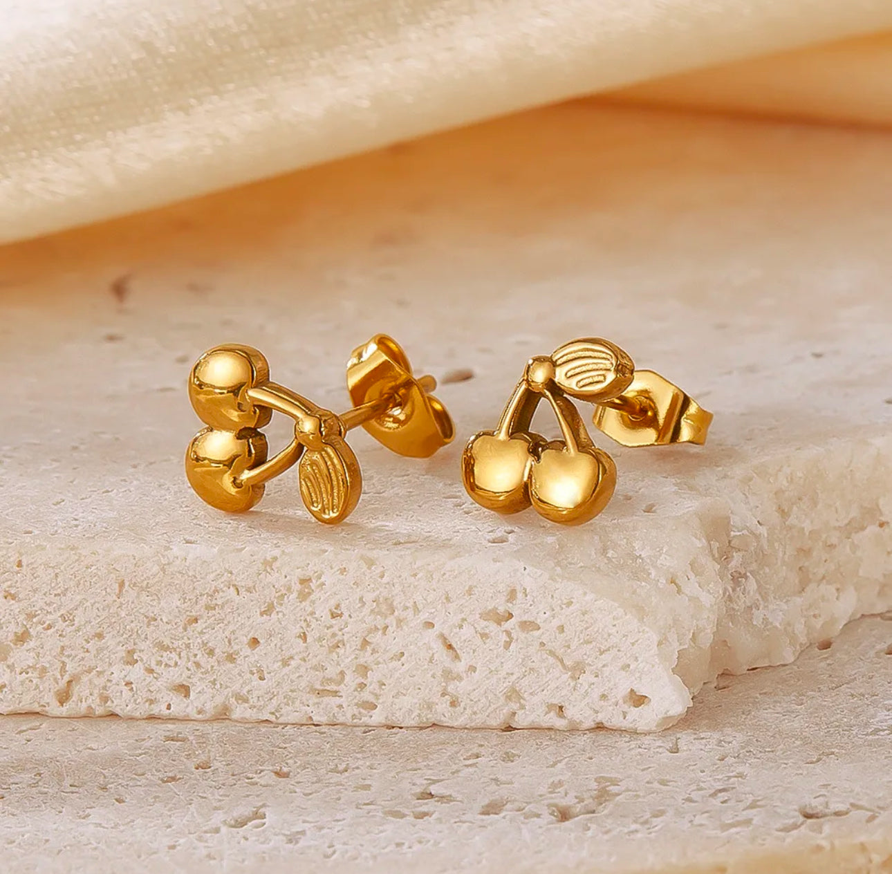 Cherry Stud Earrings