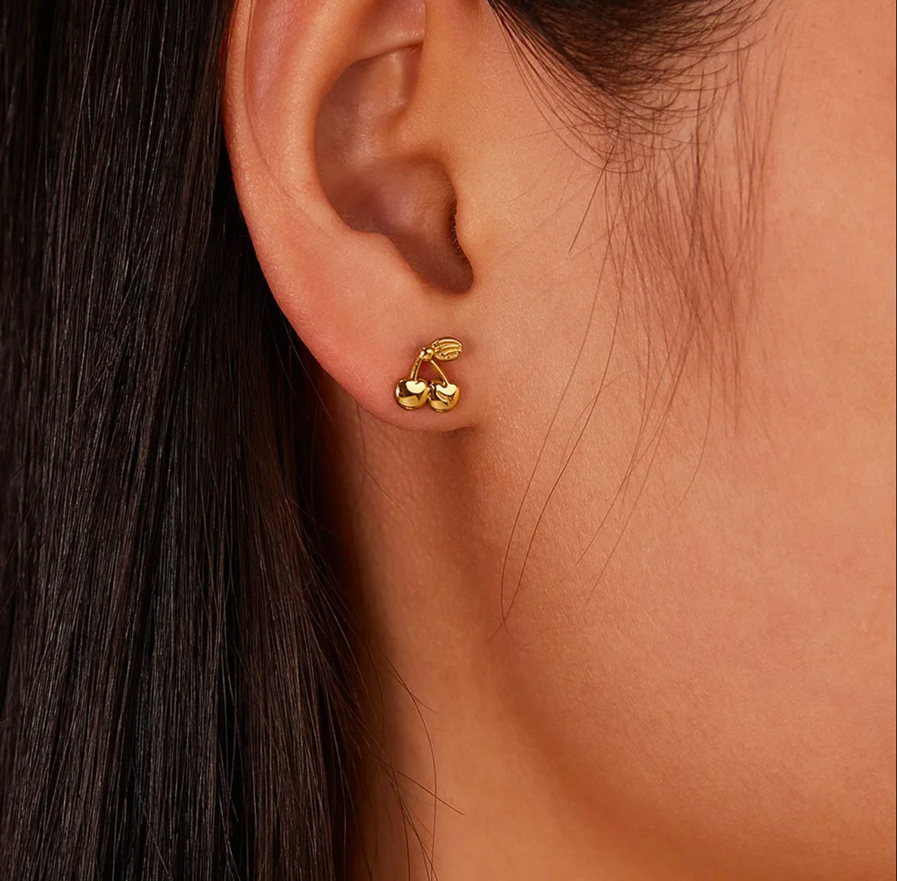 Cherry Stud Earrings