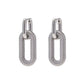 Valentina Link Earrings - Silver
