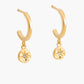 Stella Coin Hoops