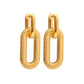 Valentina Link Earrings - Gold