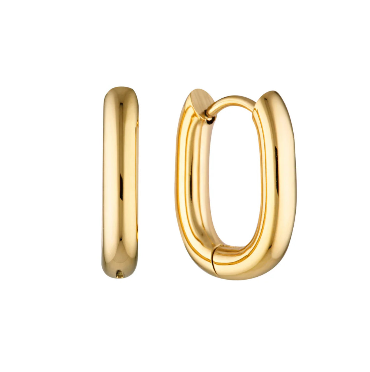 Pippa Oval Huggies - Gold