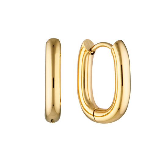 Pippa Oval Huggies - Gold