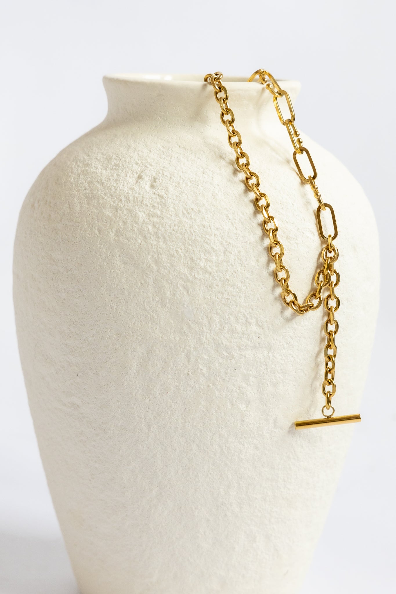 Lira Drop Necklace - Gold