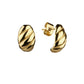 Emily Croissant Studs - Gold