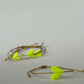 Young Hearts Adjustable Bracelet - Neon Yellow