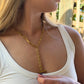 Lira Drop Necklace - Gold