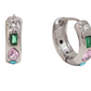 Josie Hoop Earrings - Silver
