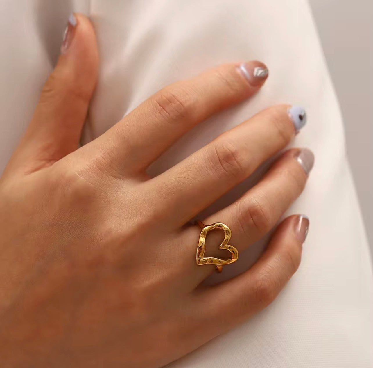 P.S I Love You Ring - Gold