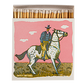 Pink Cowboy  | Square - Safety Matches
