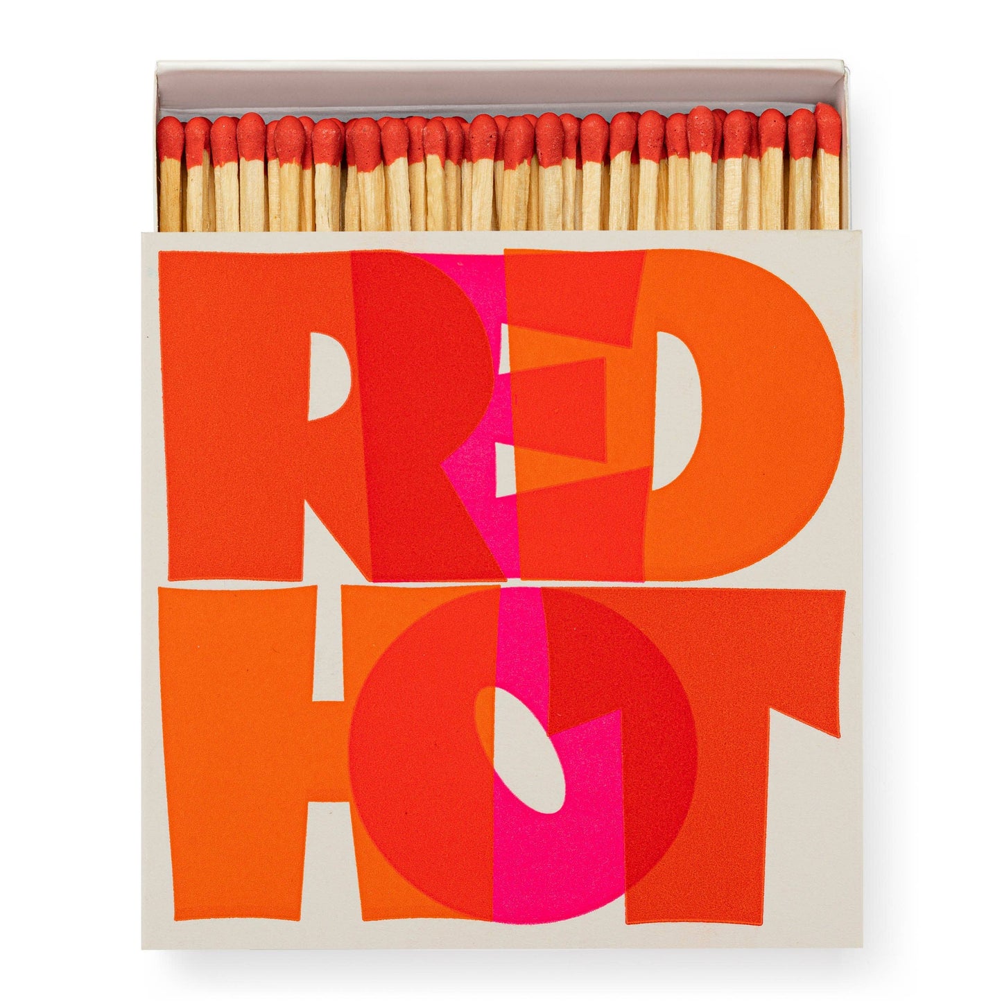 Red Hot by Pressink| Square - Safety Matches