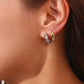 Josie Hoop Earrings - Silver