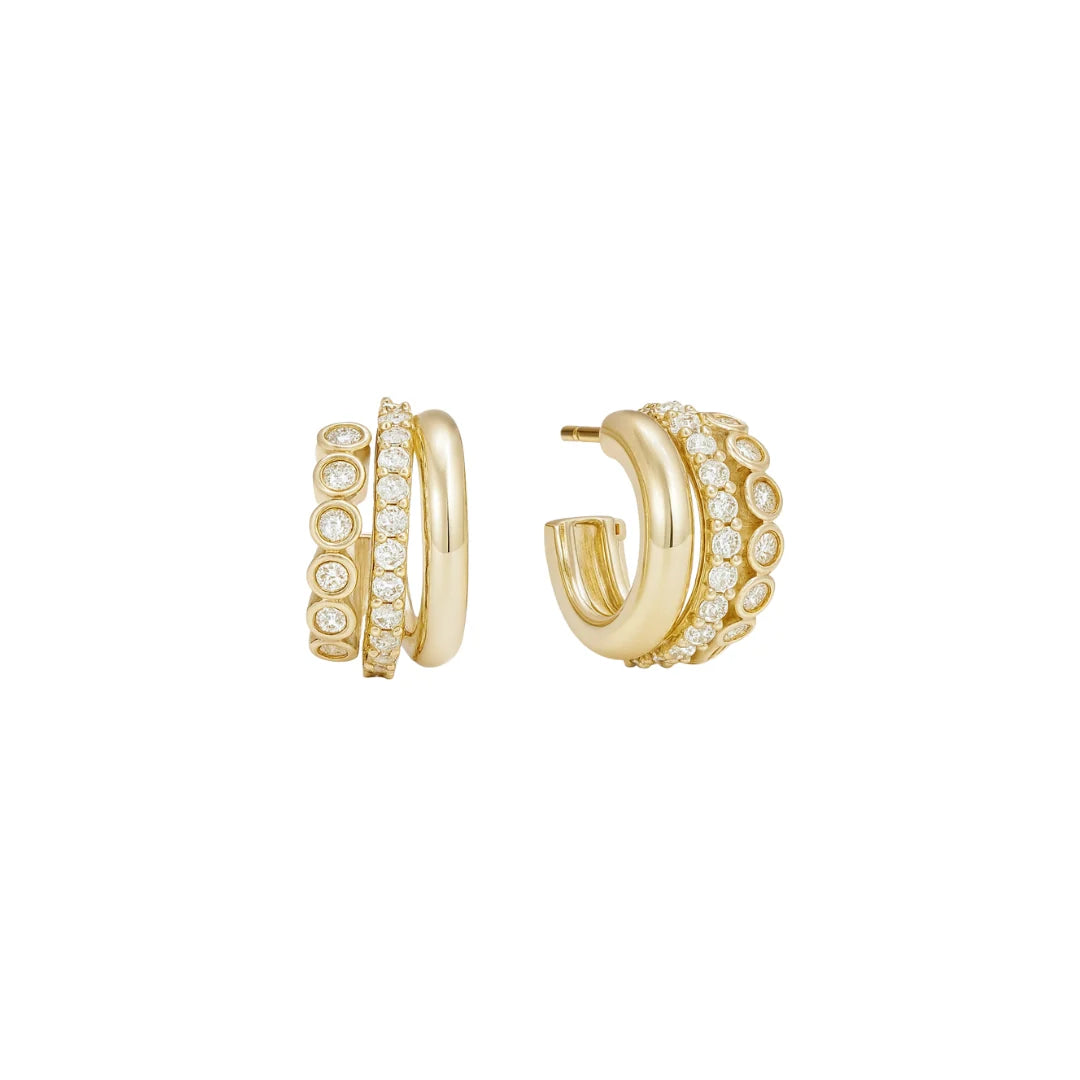 Selena Illusion Huggies - Gold