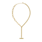 Lira Drop Necklace - Gold