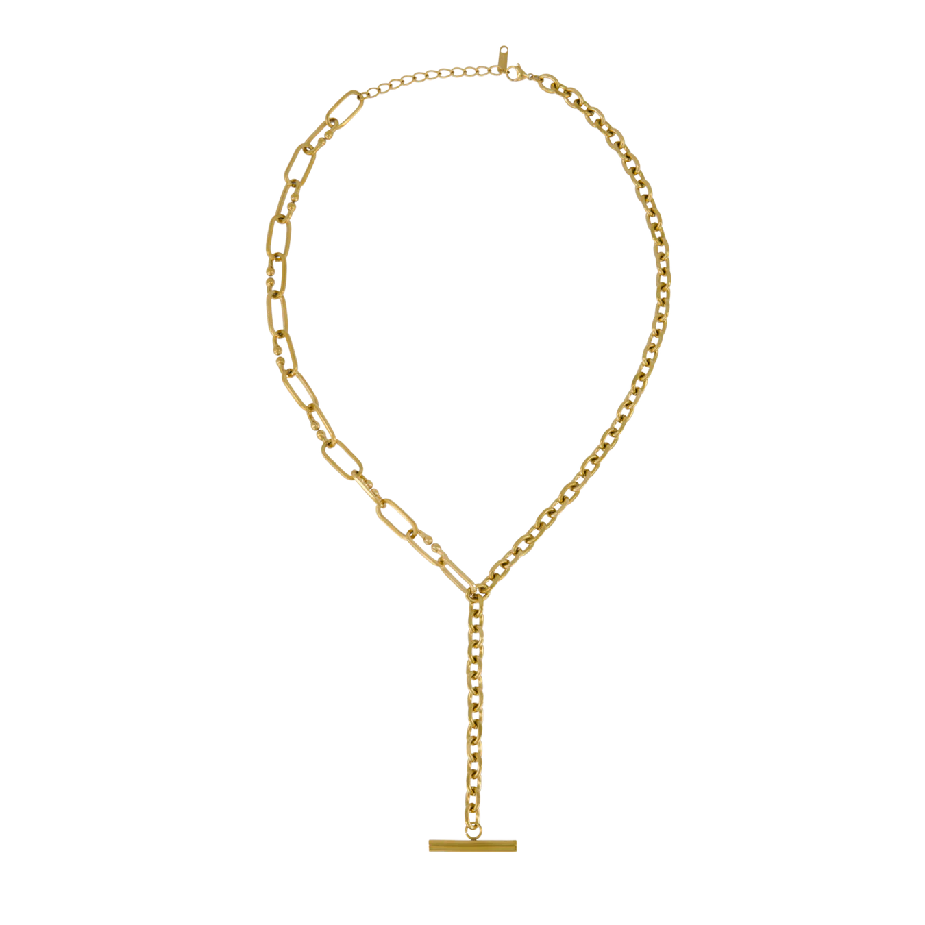 Lira Drop Necklace - Gold