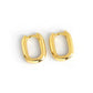 Pippa Oval Huggies - Gold