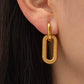Valentina Link Earrings - Gold