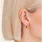 Dana Geometric Hoops - Gold