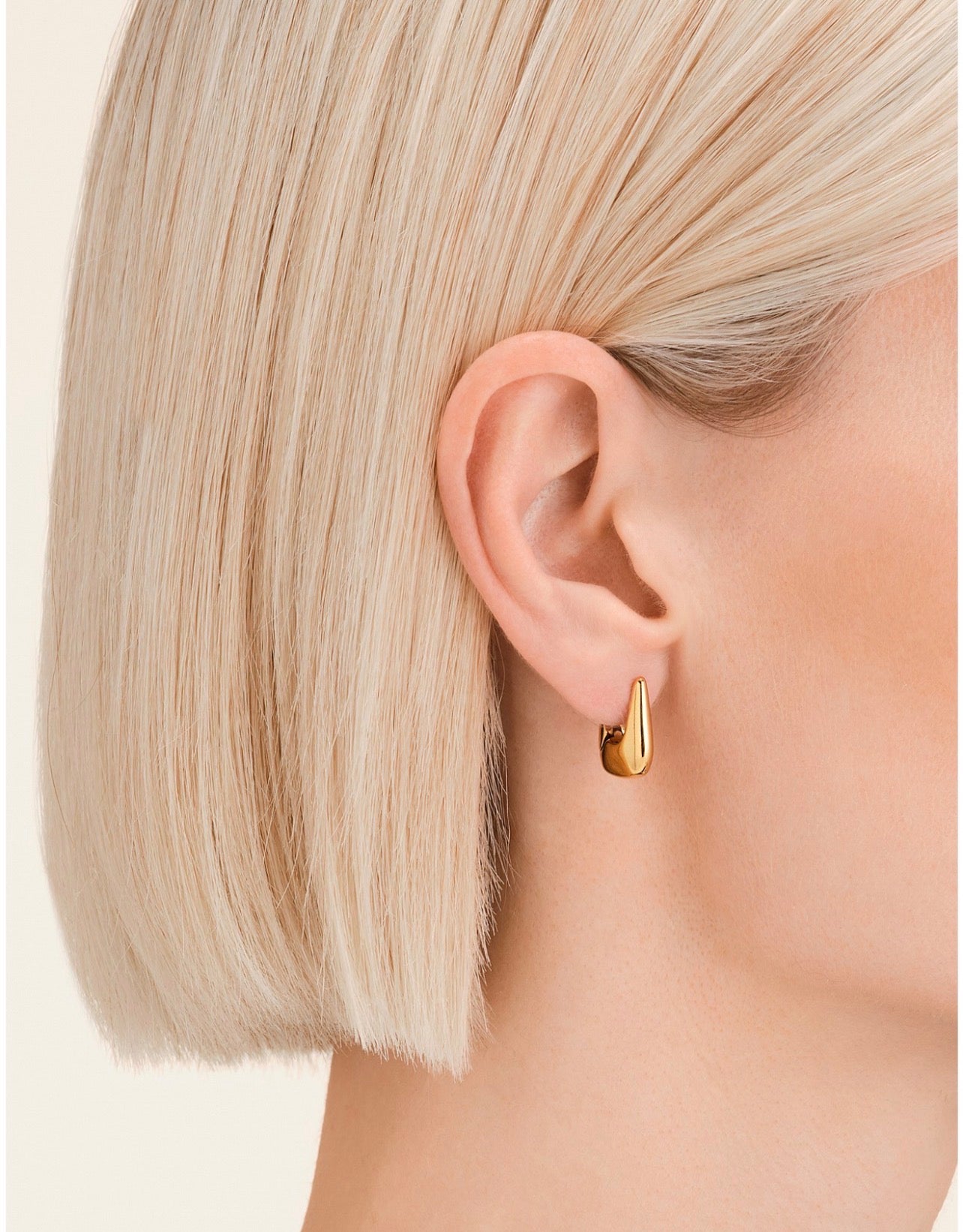 Dana Geometric Hoops - Gold