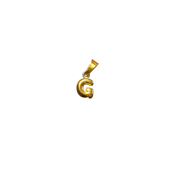 Little Letters Pendant - Gold