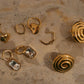 Katy Rhinestone Earrings - Gold