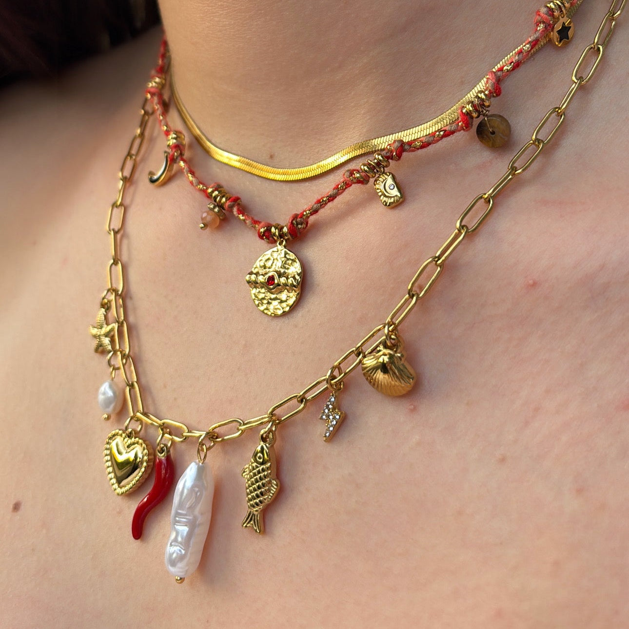 Cleo Charm Necklace