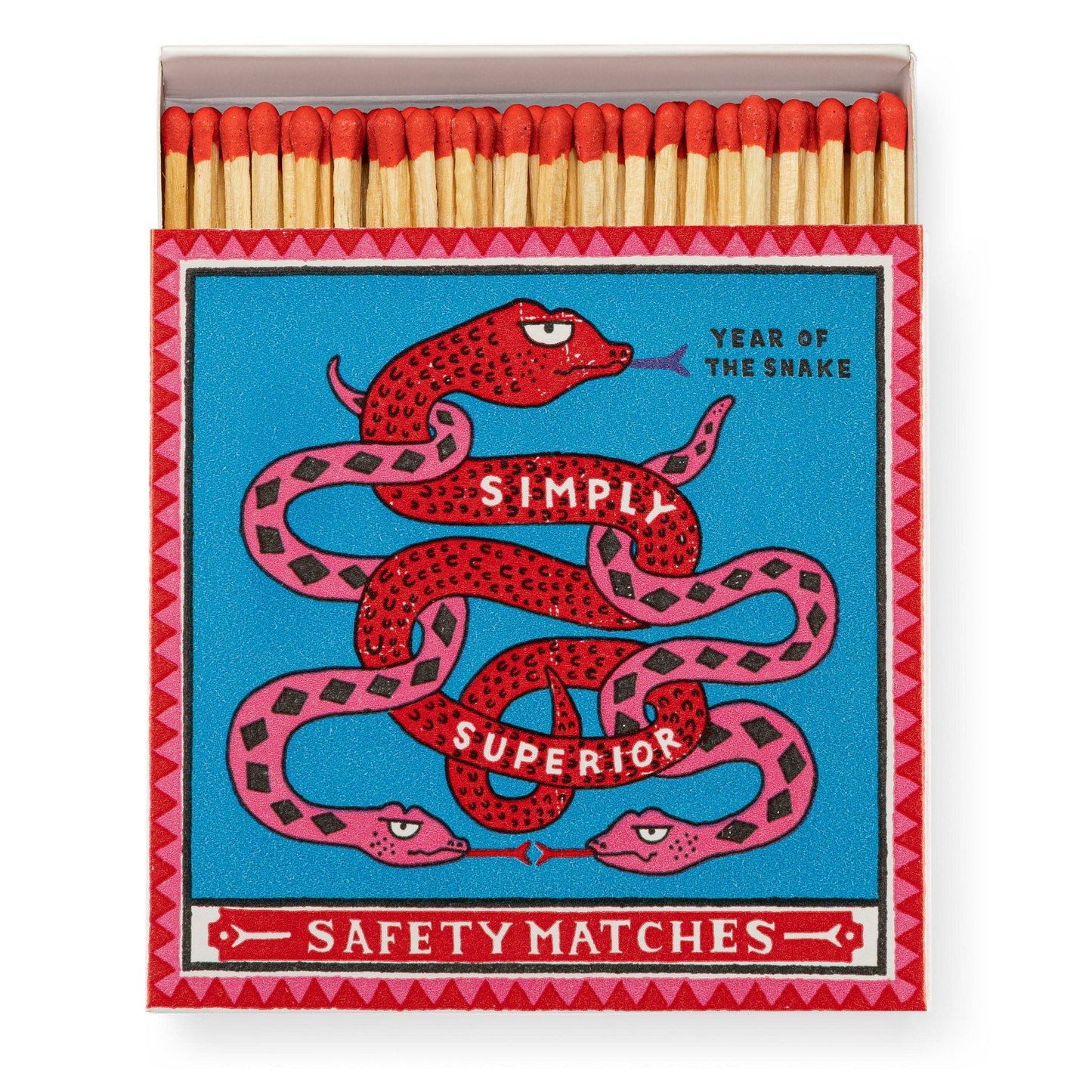 Year Of The Snake | Square - Safety Matches