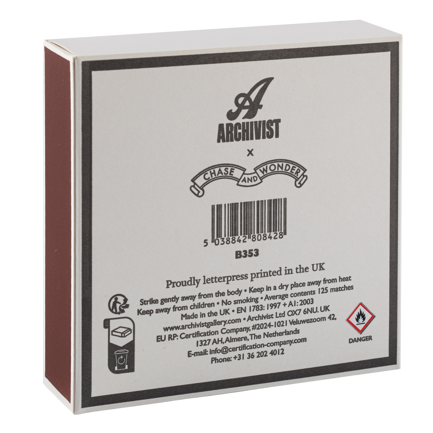Tuscan Sun | Square - Safety Matches