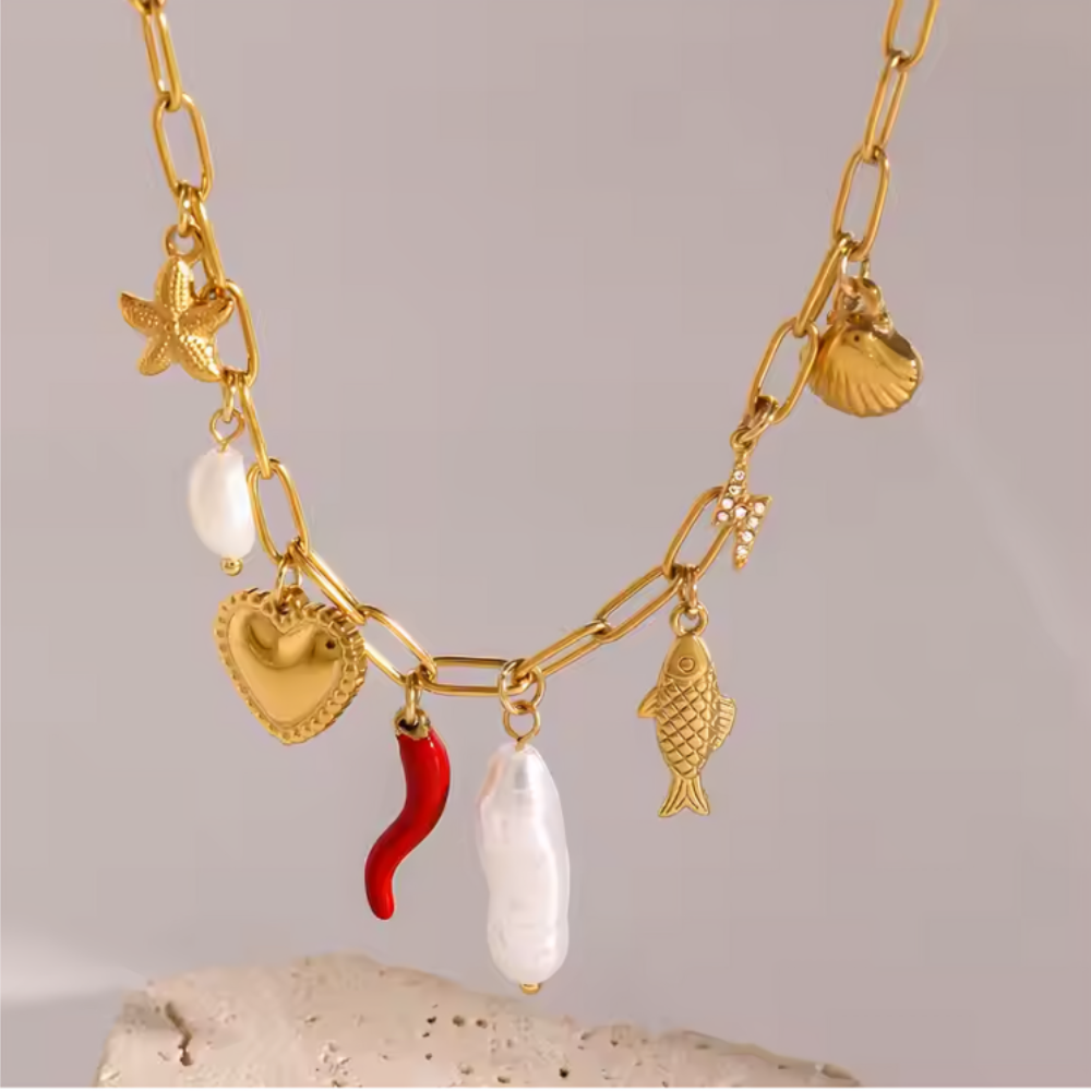 Cleo Charm Necklace