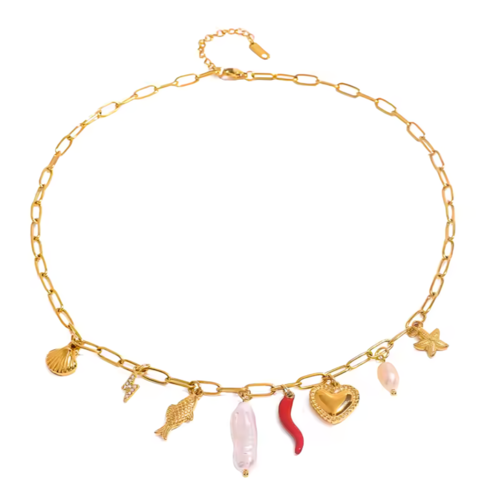 Cleo Charm Necklace