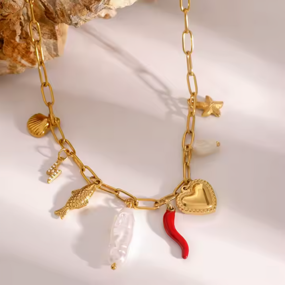 Cleo Charm Necklace